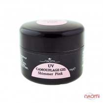 Гель Naomi UV Camouflage Gel Shimmer Pink, 14гр | Venko